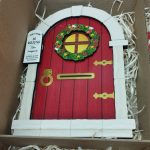 Puerta mágica de los elfos de Papá Noel