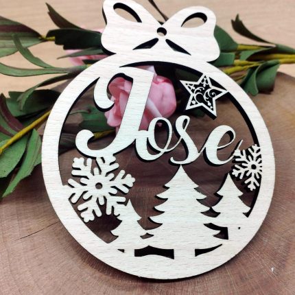 bola decorativa de navidad adornos personalizados estrellas